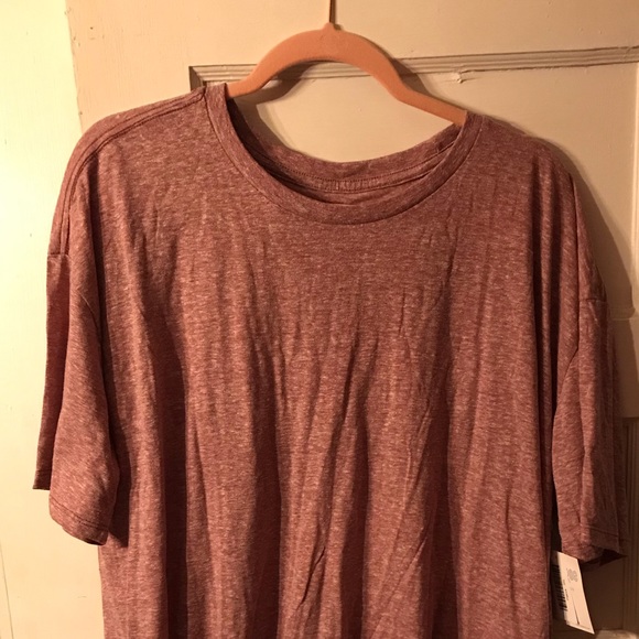 Patrick T - LuLaRoe - Red, Boyfriend Worn In Top - Picture 1 of 3